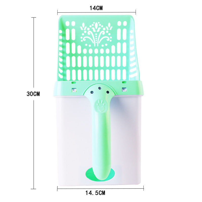 Pet Supplies Cat Litter Scoop Cleaning Set with Hook