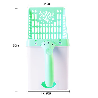 Pet Supplies Cat Litter Scoop Cleaning Set with Hook