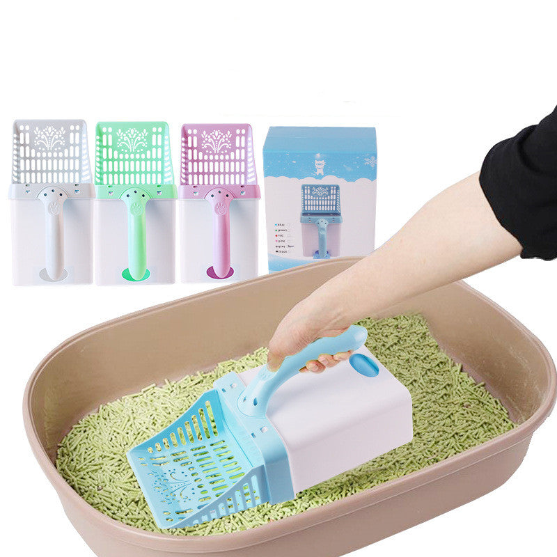 Pet Supplies Cat Litter Scoop Cleaning Set with Hook