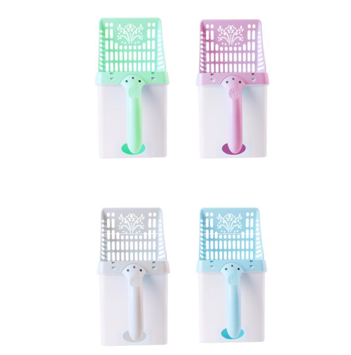 Pet Supplies Cat Litter Scoop Cleaning Set with Hook