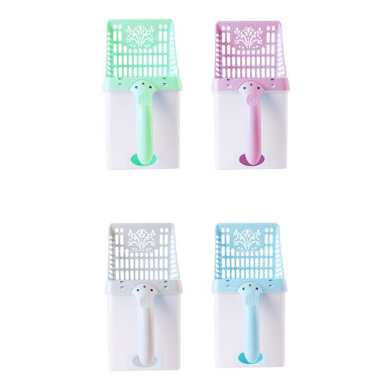 Pet Supplies Cat Litter Scoop Cleaning Set with Hook