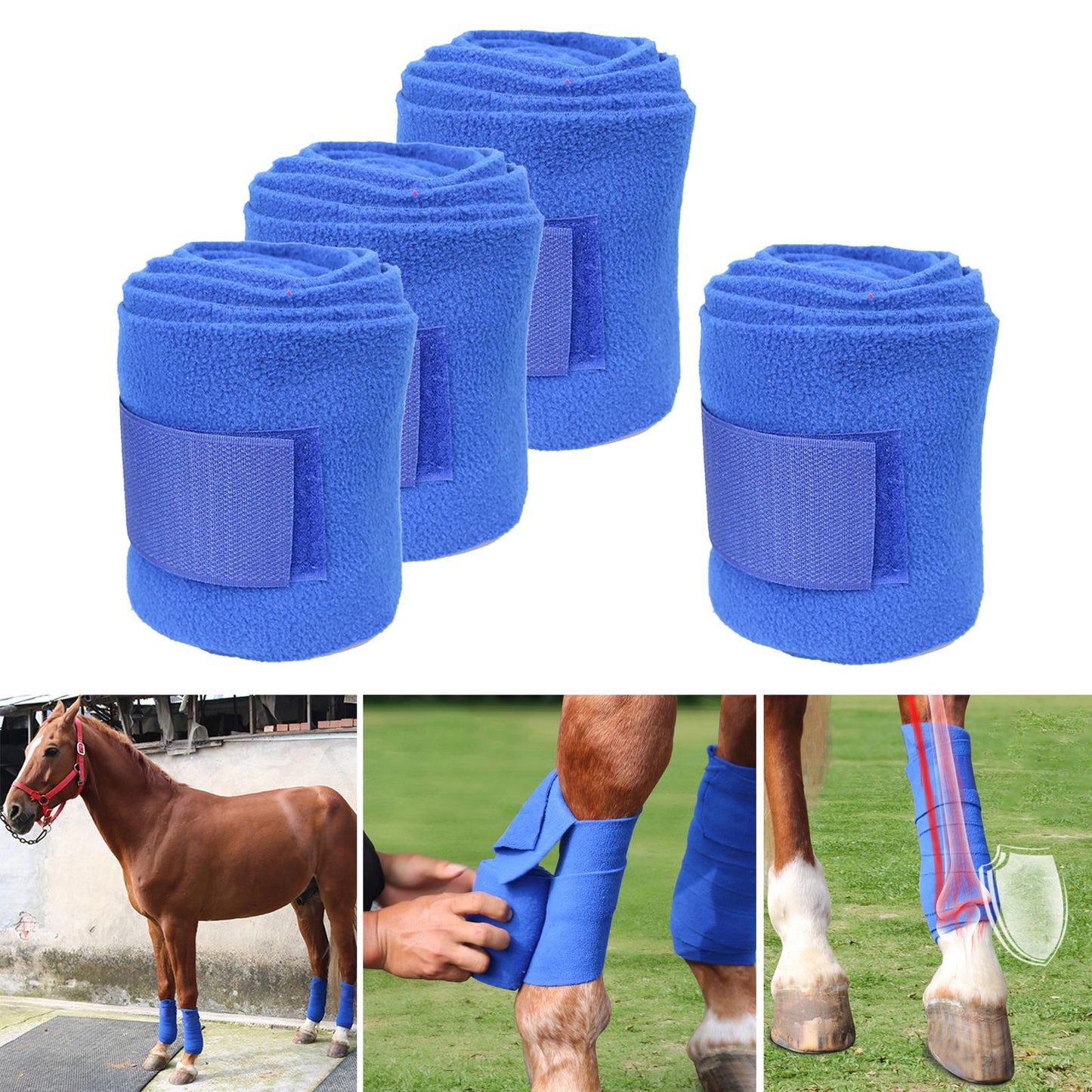 Equestrian Leg Straps for Pet Supplies